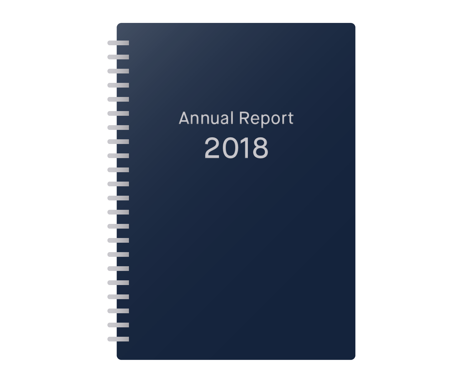 Screenshot of the Annual Report