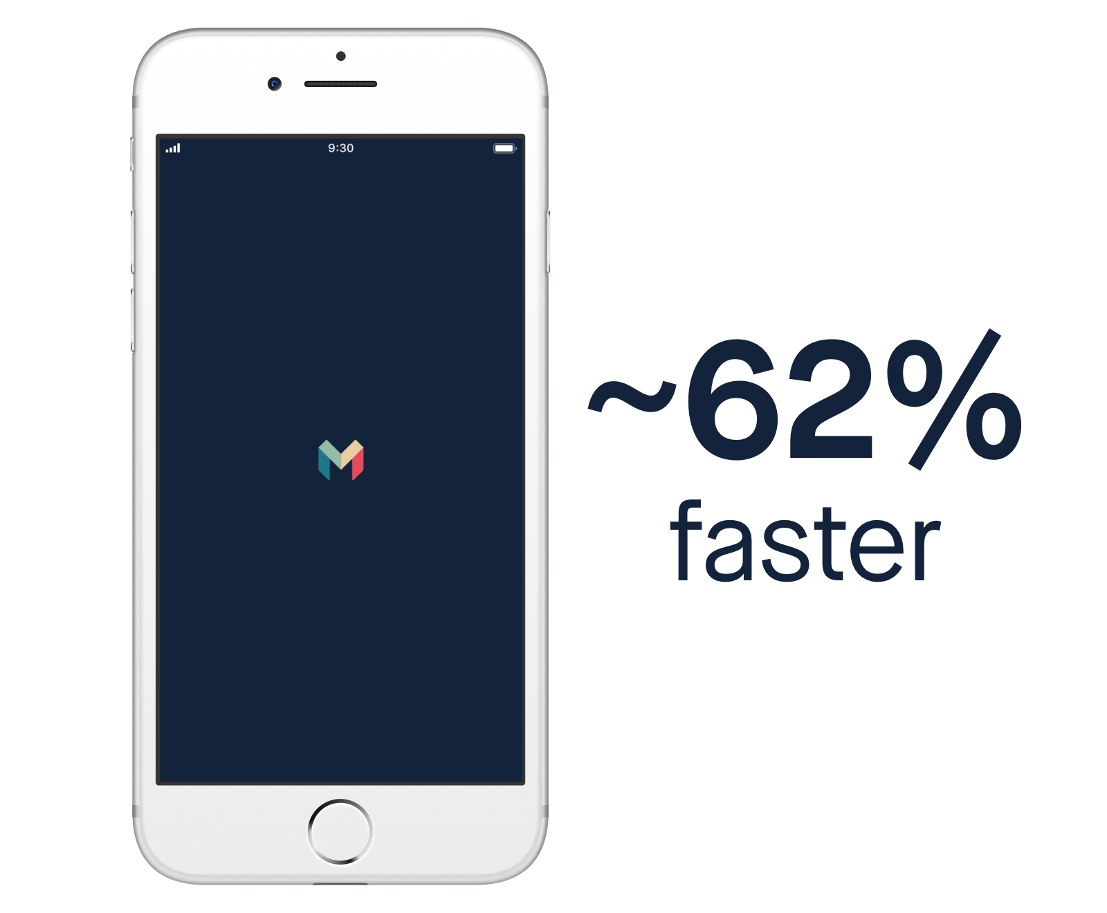 Screen showing Monzo iOS app launch